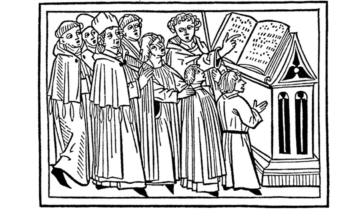 monges gregoriano cantando